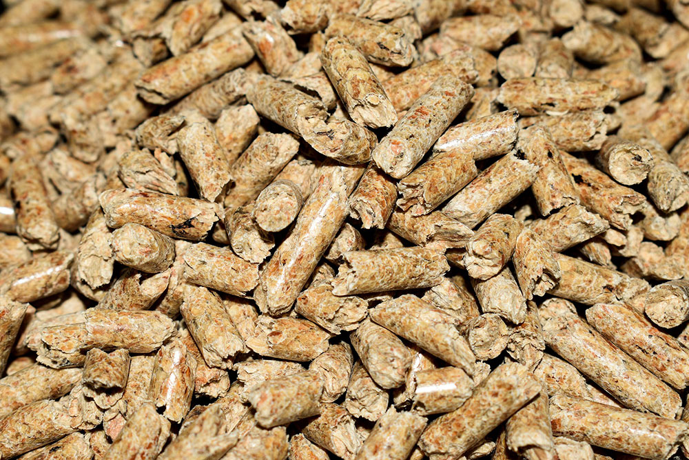Biomass energy with wood pellets